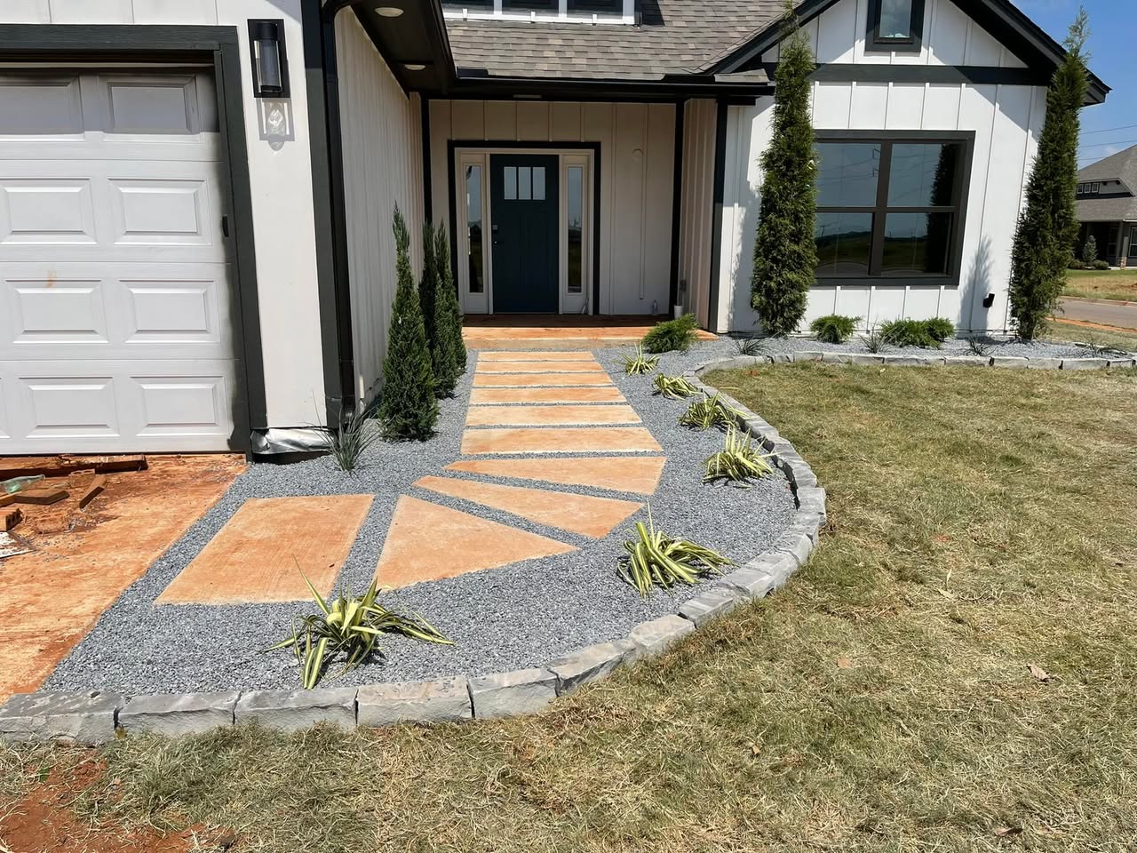 Flower Bed Installation by MDN Lawns